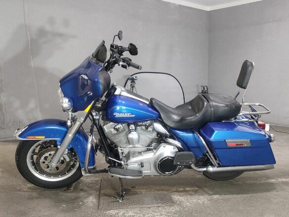 2007 Harley-Davidson Electra Glide, синий, 440000 рублей - вид 1