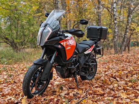 2017 KTM 1290 Super Adventure S, оранжевый, 1250000 рублей, вид 4