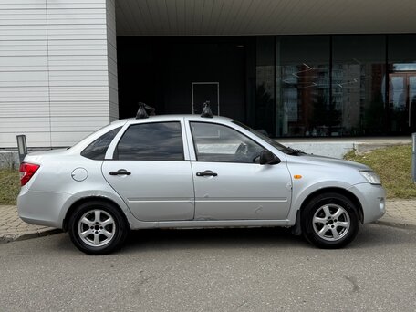 2012 Lada (ВАЗ) Granta I, серебристый, 189000 рублей, вид 4