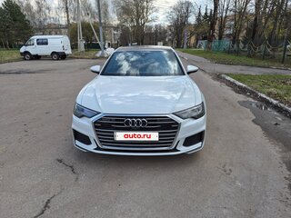 2022 Audi A6 40 TDI V (C8), белый, 6400000 рублей, вид 2