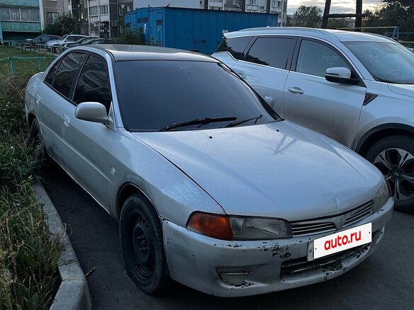 1996 Mitsubishi Lancer VII, серый, 140000 рублей - вид 2