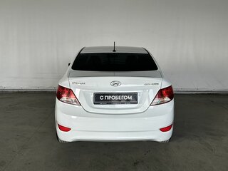 2014 Hyundai Solaris I Рестайлинг, белый, 955000 рублей, вид 5