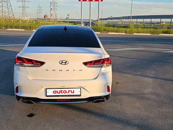 2017 Hyundai Sonata VII (LF), белый, 1820000 рублей - вид 12
