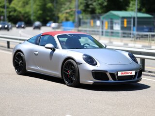 2017 Porsche 911 Targa 4 GTS VII (991) Рестайлинг, серебристый, 12700000 рублей, вид 2