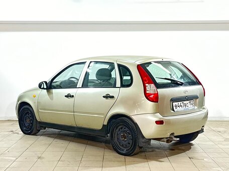 2008 Lada (ВАЗ) Kalina I, жёлтый, 159000 рублей, вид 2