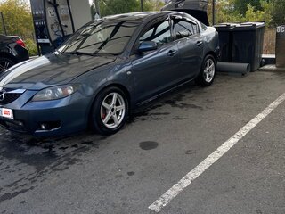 2008 Mazda 3 I (BK) Рестайлинг, серый, 460000 рублей, вид 4