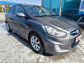 2012 Hyundai Solaris I, чёрный, 900000 рублей, вид 1