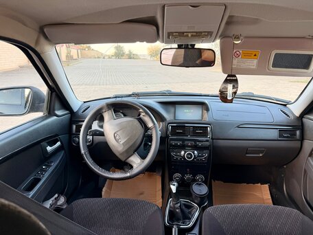 2015 Lada (ВАЗ) Priora I Рестайлинг, чёрный, 455000 рублей, вид 5