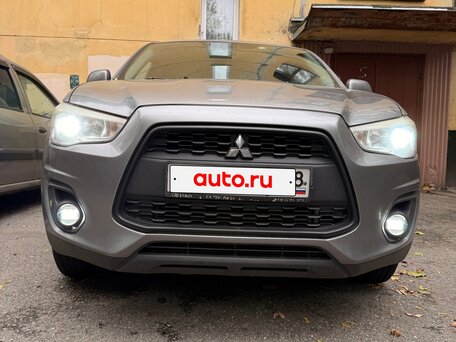 2013 Mitsubishi ASX I Рестайлинг, серый, 970000 рублей, вид 2