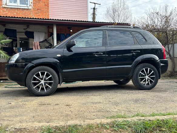 2007 Hyundai Tucson I, чёрный, 530000 рублей - вид 7