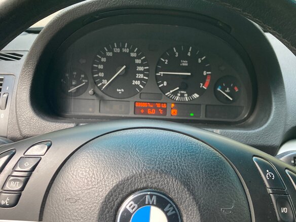 2003 BMW X5 3.0i I (E53), синий, 870000 рублей - вид 9