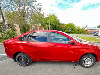 2016 Lada (ВАЗ) Vesta I, красный, 600000 рублей, вид 2