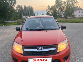 2013 Lada (ВАЗ) Granta I, оранжевый, 370000 рублей, вид 2