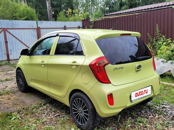 2012 Kia Picanto II, зелёный - вид 2