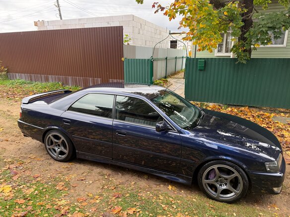 1997 Toyota Chaser VI (X100), синий, 1650000 рублей - вид 7