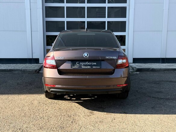 2017 Skoda Octavia III (A7) Рестайлинг, коричневый, 1800000 рублей - вид 3