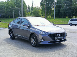 2021 Hyundai Solaris II Рестайлинг, серый, 1556000 рублей, вид 3