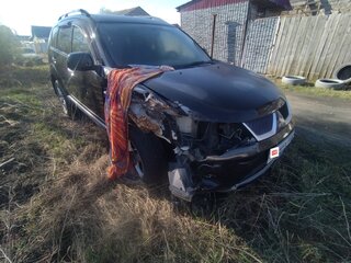 2007 Mitsubishi Outlander II, чёрный, 1000000 рублей, вид 1