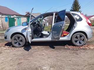 2014 Lada (ВАЗ) Kalina II, серебристый, 530000 рублей, вид 4