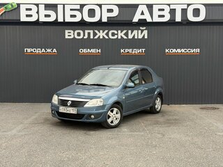 2011 Renault Logan I Рестайлинг, синий, 420000 рублей, вид 1