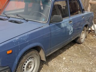 2007 Lada (ВАЗ) 2107, синий, 90000 рублей, вид 4