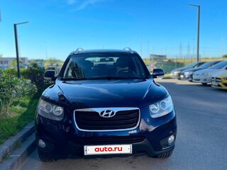 2011 Hyundai Santa Fe II Рестайлинг, синий, 1500000 рублей, вид 2