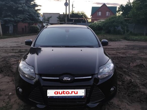 2012 Ford Focus III, чёрный