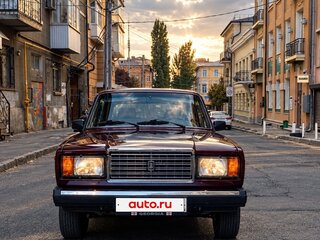 2008 Lada (ВАЗ) 2107, пурпурный, 300000 рублей, вид 1