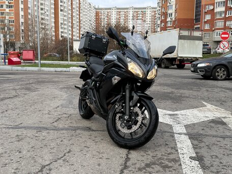 2016 Kawasaki ER-6F (Ninja 650R), чёрный, 500000 рублей, вид 1