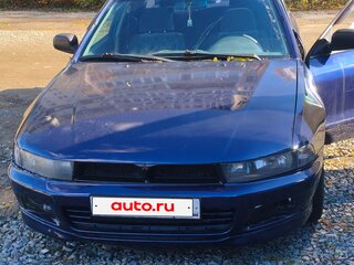 1997 Mitsubishi Galant VIII, синий, 250000 рублей, вид 1