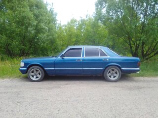 1982 Mercedes-Benz S-Класс 280 II (W126), синий, 280000 рублей, вид 4
