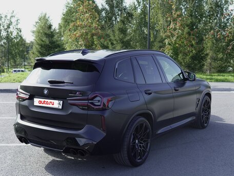 2021 BMW X3 M Competition I (F97) Рестайлинг, чёрный, 7500000 рублей, вид 4
