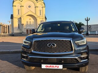 2018 Infiniti QX80 I Рестайлинг 2, синий, 4800000 рублей, вид 1