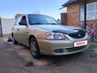 2005 Hyundai Accent ТагАЗ II, бежевый, 380000 рублей, вид 4