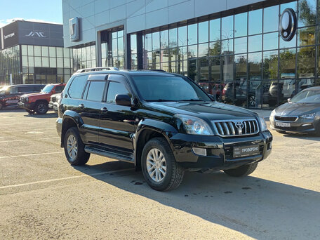 2008 Toyota Land Cruiser Prado 5-speed 120 Series Рестайлинг, чёрный, 2400000 рублей, вид 3