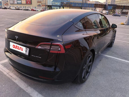 2020 Tesla Model 3 Long Range I, чёрный, 2750000 рублей, вид 5