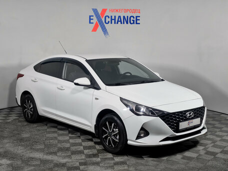 2020 Hyundai Solaris II Рестайлинг, белый, 1246000 рублей, вид 3