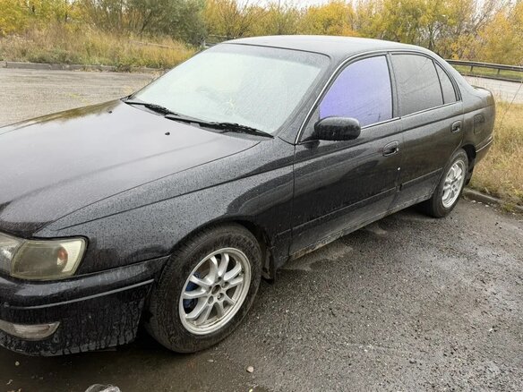 1995 Toyota Corona IX (T190), чёрный, 350000 рублей