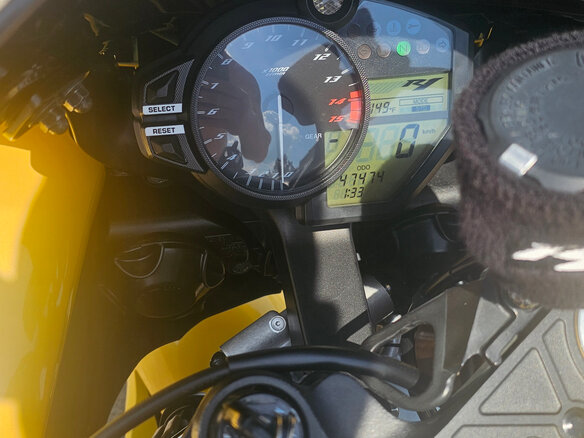 2009 Yamaha YZF-R1, жёлтый, 900000 рублей - вид 2
