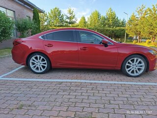 2015 Mazda 6 III (GJ) Рестайлинг, красный, 1500000 рублей, вид 5