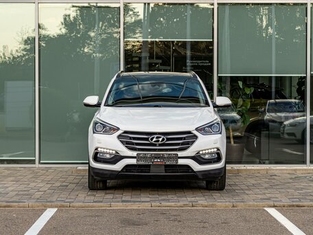 2017 Hyundai Santa Fe III Рестайлинг, белый, 1855000 рублей, вид 2