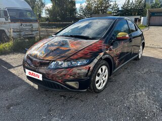 2007 Honda Civic VIII, чёрный, 530000 рублей, вид 2