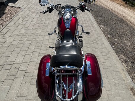 2009 Kawasaki VN1700 Vulcan, красный, 580000 рублей, вид 4