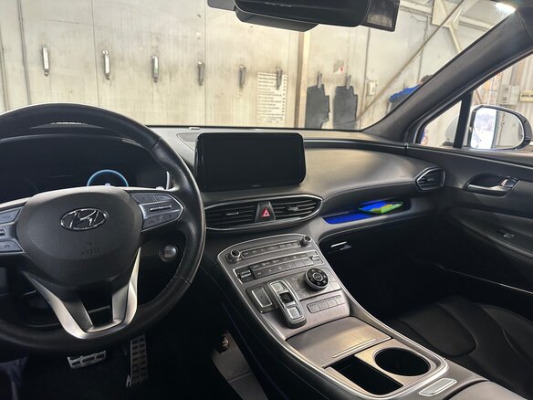 2021 Hyundai Santa Fe IV Рестайлинг, белый - вид 8