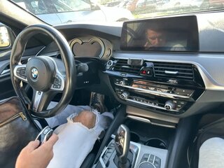 2019 BMW 5 серии 530d VII (G30/G31/G38), синий, 4500000 рублей, вид 4