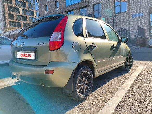 2011 Lada (ВАЗ) Kalina I, зелёный, 205000 рублей - вид 3