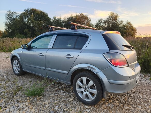 2008 Opel Astra H Рестайлинг, серый - вид 3