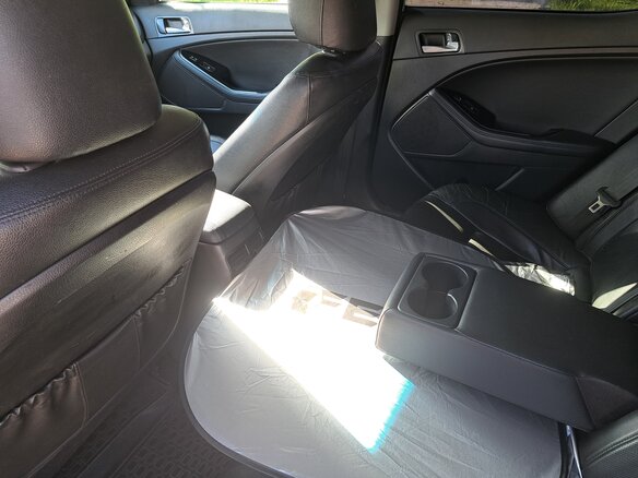 2014 Kia Optima III Рестайлинг, серебристый, 1100000 рублей - вид 17