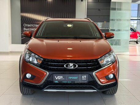 2018 Lada (ВАЗ) Vesta SW Cross I, оранжевый, 1047000 рублей, вид 2
