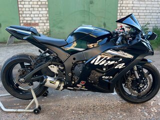 2011 Kawasaki ZX-10R Ninja, чёрный, 850000 рублей, вид 3